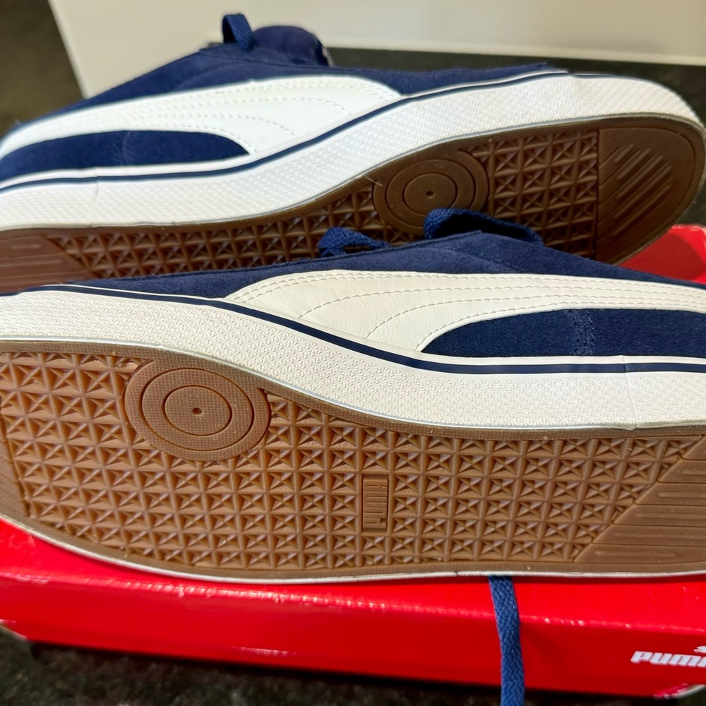 Men’s PUMA 1948 Vulc Blue Depths-Puma White 359863-12 Size 10.5 - Picture 3 of 7